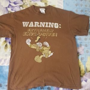 Disney brown shirt